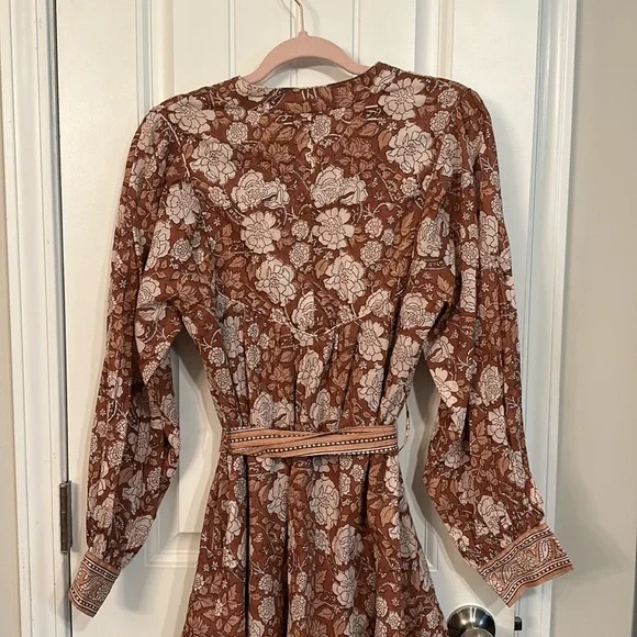 Cleobella Lennox Mini Dress Rhada Block Print Size Small - Picture 5 of 8